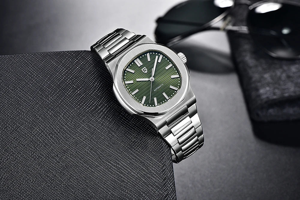 PAGANI DESIGN New Sporty Elegance Mechanical Watch Sapphire Seagull ST16 Movt Man watch Stainless Steel Luminous Men's Watches