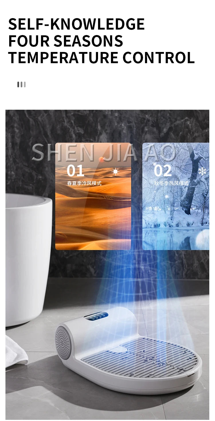 110V/220V Body Drier Machine Bathroom Body Dryer Negative Ions Human Skin Drier Hand Dryer 1350W with scale