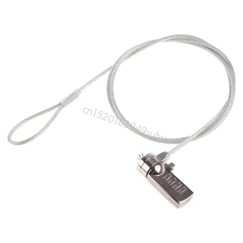 Laptop 4 Digit Combination Security Lock Cable Chain Anti-Theft Lock Replacement Q81E