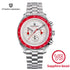 New PAGANI DESIGN Moon Men Watch Retro Luxury Quartz Watches For Men Stainless steel Sport waterproof Chronograph Man+With BOX