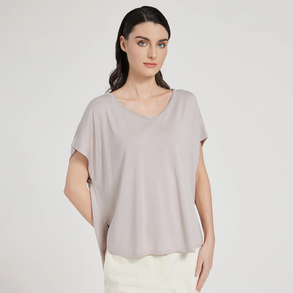 BC1095 Luxury Women's Clothing Silk Woolen Ladies Clothes loose Merino Wool Vest Sweaters For Woman Main image