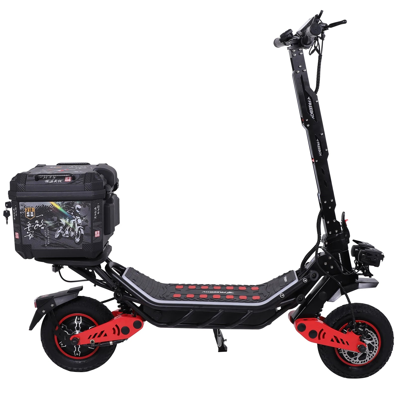 FREEBOY H10 E-Scooter Gift Toolbox 6000W Dual Motor 60V 28AH Battery Speed 75km/h 12" Tires Electric Scooter Hydraulic Braking