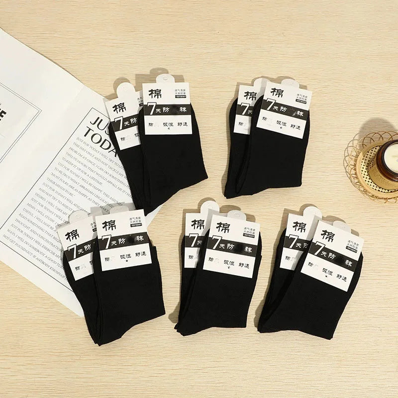 3 Pairs Black Men Socks Cotton For Men Pair Set Long KupiVIP S Underwear Business for Feather Shoes