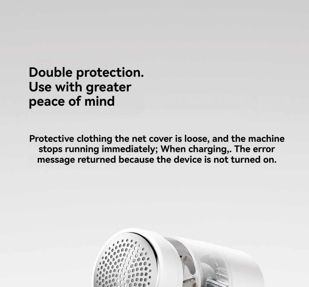 Xiaomi Mijia Lint Remover 2 Portable Electric Clothes Fuzz Pellet Trimmer Rechargeable Clothes Sweater Shaver 180-Minute Working