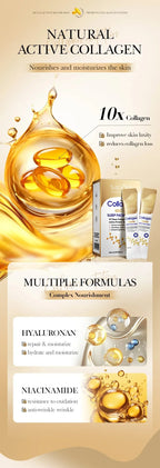30Pcs Sadoer Collagen Sleeping Mask Facial Skin Care Moisturizing Brightening Firming Hydrating Mask Face Skin Care