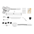 Dampfgerät für Gesicht, 2-in-1-Kombination, Zerstäuber, Ozon, Salon, Spa, Lupe, Luftbefeuchter mit LED-Lupenlampen, für Schönhei