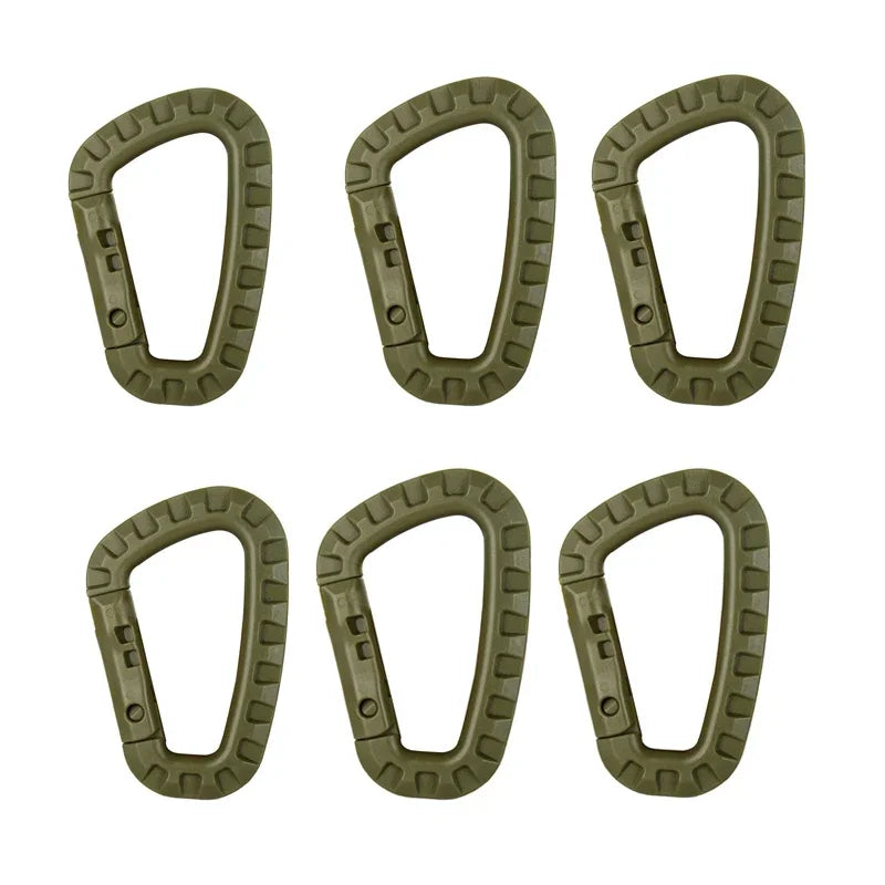 Tactical Carabiner Carabina Karabiner Clip Plastic Cadet Hiking Camping