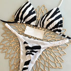 New Bikini Women Swimsuit Beach Vacation Swimwear Leopard Printed Sexy Bikini Set Beachwear Swimsuit Thong Bathing Suit Biquinis
