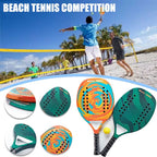 Newest High Quality Beach Tennis Racket Carbon Fiber Beach Tennis Racket Soft EVA Surface Tennis Racquet with Bag Lightweight