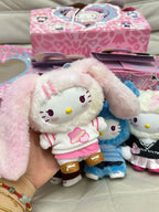 Genuine Hello-Kitty Pop Star Velvet Pendant Series Vinyl Doll Blind Box Trendy Kawaii Surprise Gift Lovely Trendy Blind Box Toys