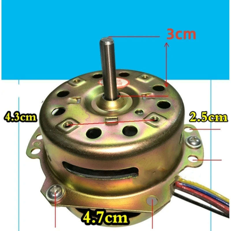 YYHS-60 6-wire air conditioner motor, ventilation fan motor, heating and cooling fan Main image