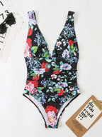 Sexy Swimwear Women`s Deep V One Piece Swimsuit 2026 New Female Bathing Suit Woman Bodysuit Swimming for Beach Wear Monokini