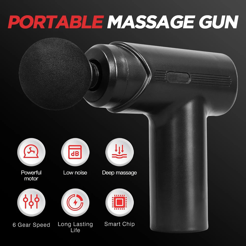 2026 High-Power Muscle Relaxer - Rechargeable Deep Tissue Massage Gun With 4 Heads For Full Body Relief,Ultimate Muscle Recovery Secondary image