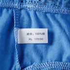 100% Cotton Men's Panties Plue Size Printed Briefs Underwear Loose Lingerie Moisture Absorbent Breathable Underpants