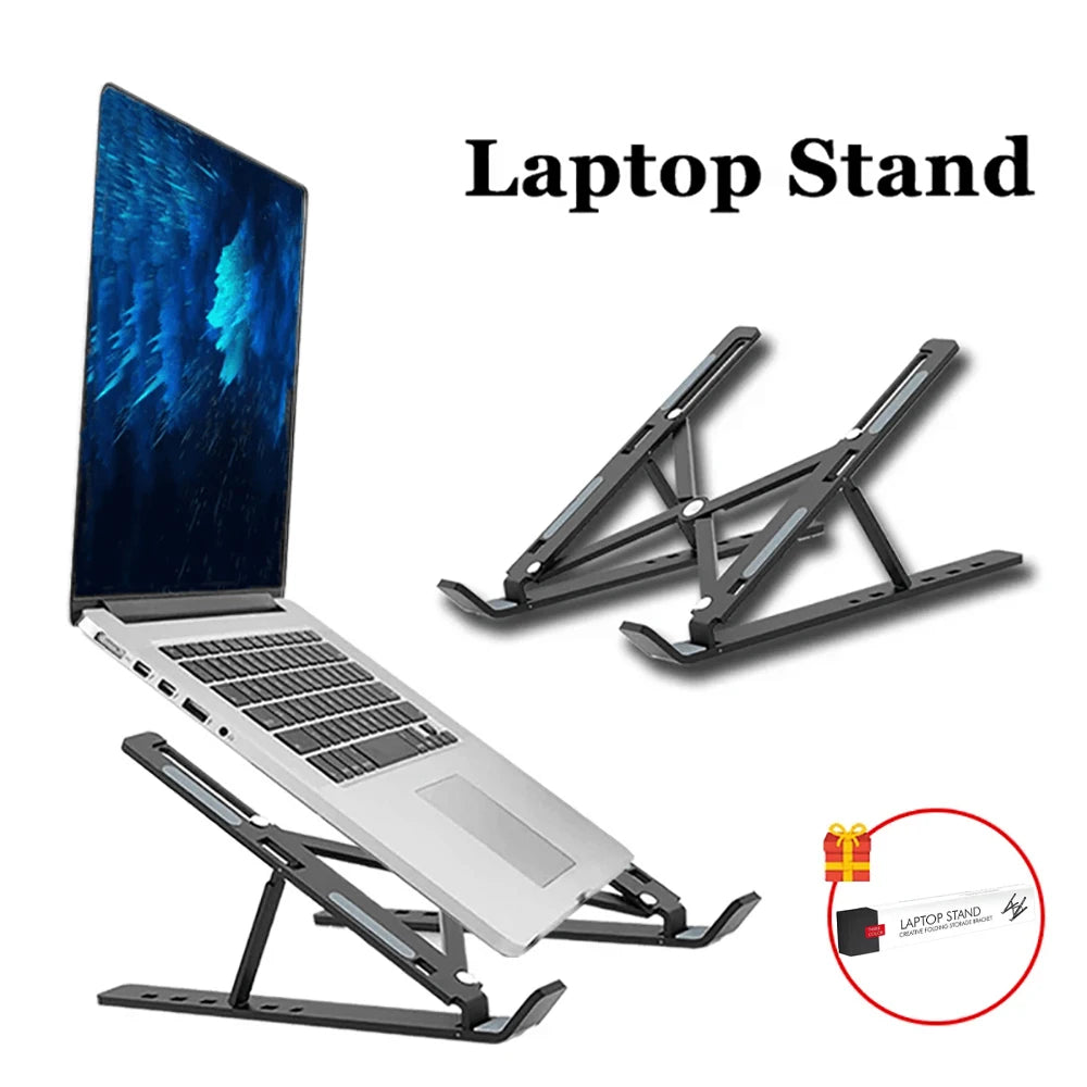 Foldable Laptop Stand Portable Adjustable Notebook Bracket Computer Monitor Holder For Macbook Air iPad Tablets Base Accessories Main image
