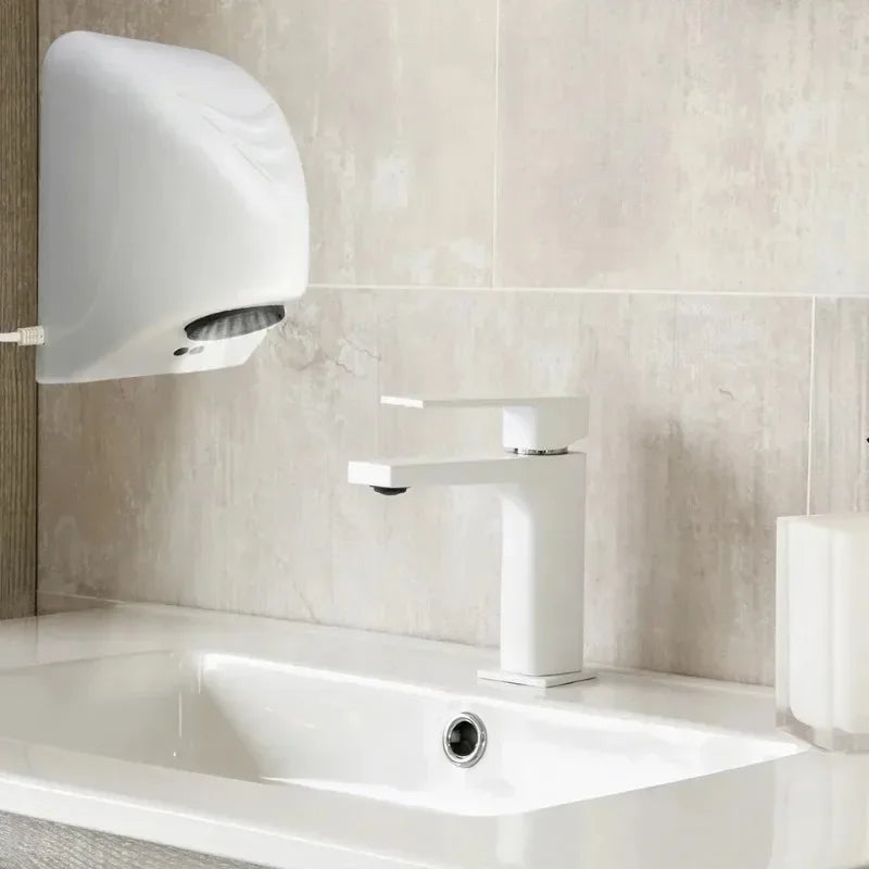 600W Hotel Automatic Hand Dryer Automatic Hand Dryer Sensor Household Hand-drying Device Bathroom Hot Air Electric Heater Wind