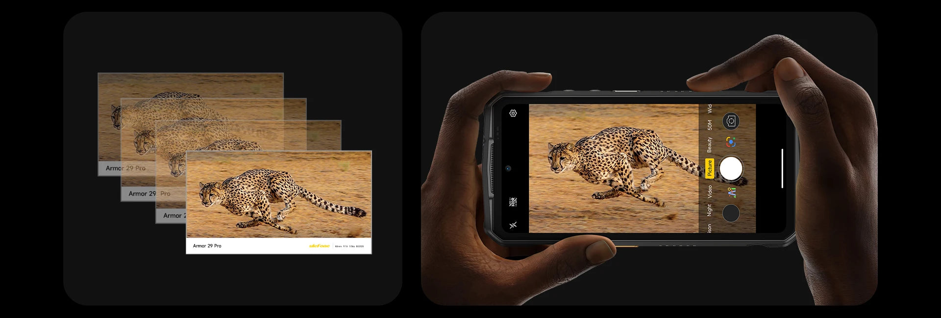 Ulefone Armor 29 Pro 5G AI Rugged Phone 6.67" 120Hz Up to 32GB RAM 512GB ROM 21200mAh 120W 64MP Night Vision Mobile Phone