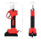 Podofo Brushless Electric Pruning Shears 2.5-Inch Cordless Garden Branch Cutter Battery Powered Shrub and Tree Trimming Tool for Landscaping Orchard Yard Maintenance