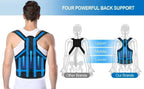 Posture Corrector Back Orthopedic Straps for Men and Women Fully Adjustable Spinal Brace Comfortable Effective Upper Back Brace
