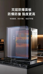 220V AUX Portable Disinfection Cabinet Kitchen Sterilizer Dryer for Tableware New Model No Drip