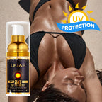 LKIAE Sunscreen, Broad Spectrum SPF 50, UVA/UVB, Lightweight & Non-Greasy, Sunblock, for Face, Body, Non-Comedogenic, 60ml