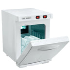150W UV Ozone Heated Towel Sterilizer Cabinet  5L Fast Warm-Up for Spa Nail Salon 3-in-1 Disinfection with Heat & UV & Ozone