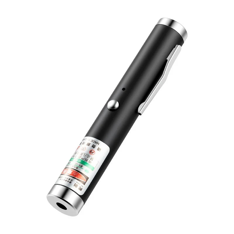 Portable USB Green Laser-Pointer 2 In 1 Detachable Lamp Holder Mini Laser Pen Visible Focus Red Combination For Hunting