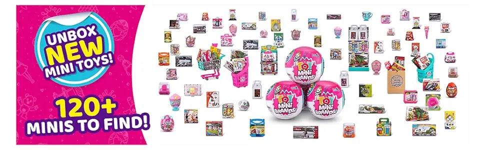 Zuru 5 Surprise Mini Brands Toys Toy Mini Brands Series 2 Mystery Capsule  Toy Store Shopping Toy Mini Brands Collecting Toys