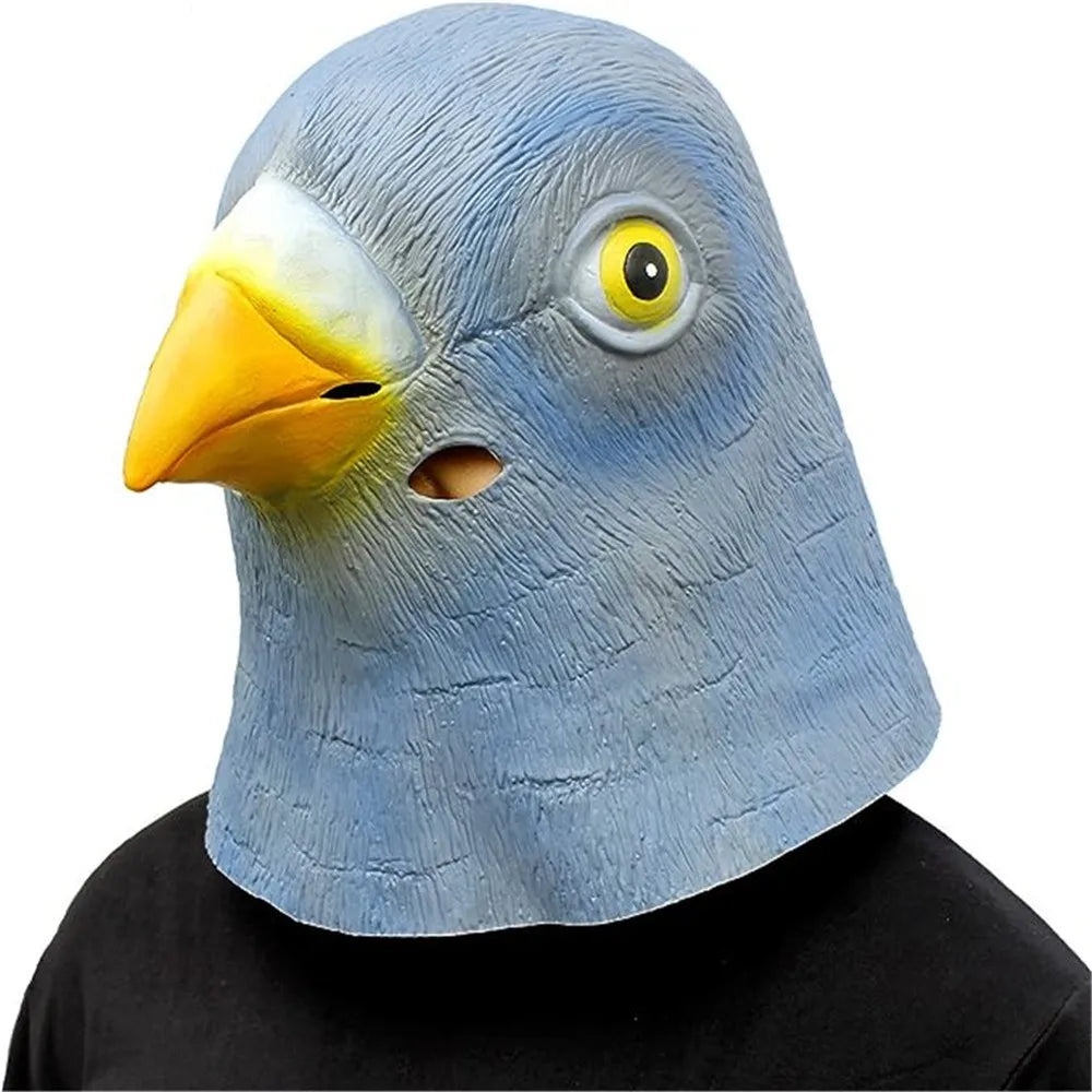 Pigeon mask costume novelty Halloween costume party bird head cute funny mask
