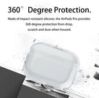 Clear Soft TPU Bluetooth Earphone Case with Lanyard Strap for AirPods Pro 2 2022 2nd Generation Air Pods 3 2 1 Cover Accessories