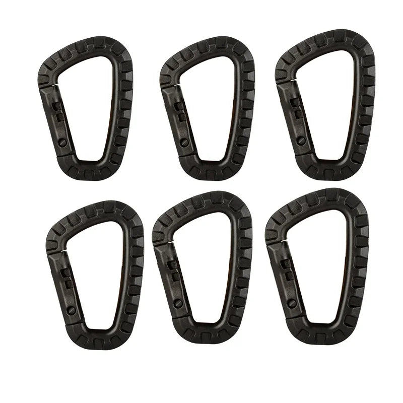 Tactical Carabiner Carabina Karabiner Clip Plastic Cadet Hiking Camping