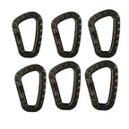 Tactical Carabiner Carabina Karabiner Clip Plastic Cadet Hiking Camping