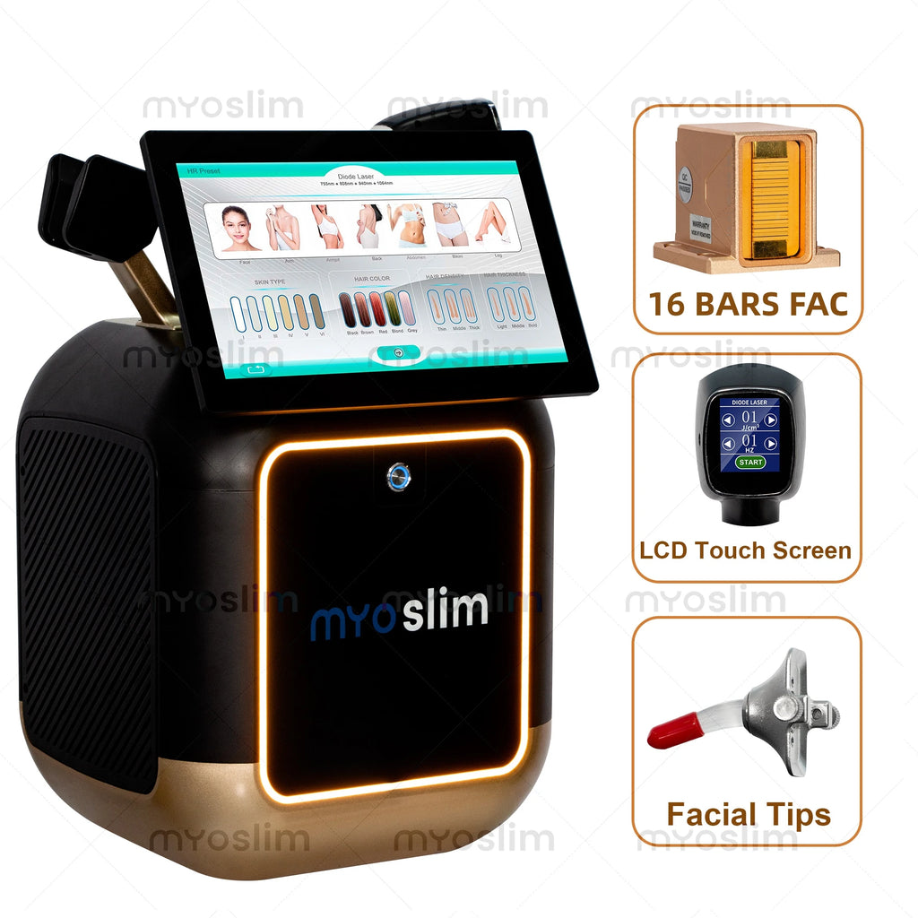 808nm Diode Laser Hair Removal Machine FAC TEC 5000W 4 Wavelength Ice Titanium Permanent Painless Removal Body Care Equipment