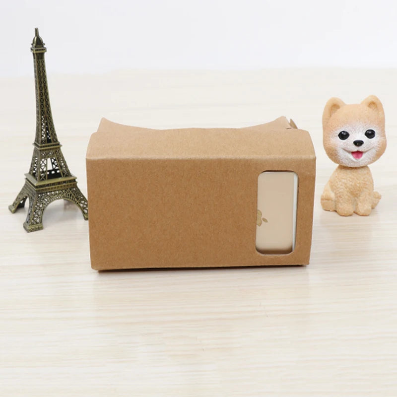 1pc Google Cardboard 3D Vr Virtual Reality Glasses For Android or Phone NEW VR Model DIY Transform Your Device Into a Big Screen