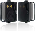 Herdio 3.5'' 2PCS Passive Outdoor Speakers Wired Waterproof 200W 3 Way Premium Mountable Wall Mount Speakers With Superior Sound
