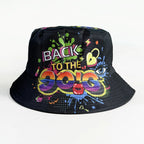 Classic Popular Funny Novelty 80S 90S Double-sided wear fisherman hat Outdoor Leisure Sunscreen Sun Hat Men Women bucket hats
