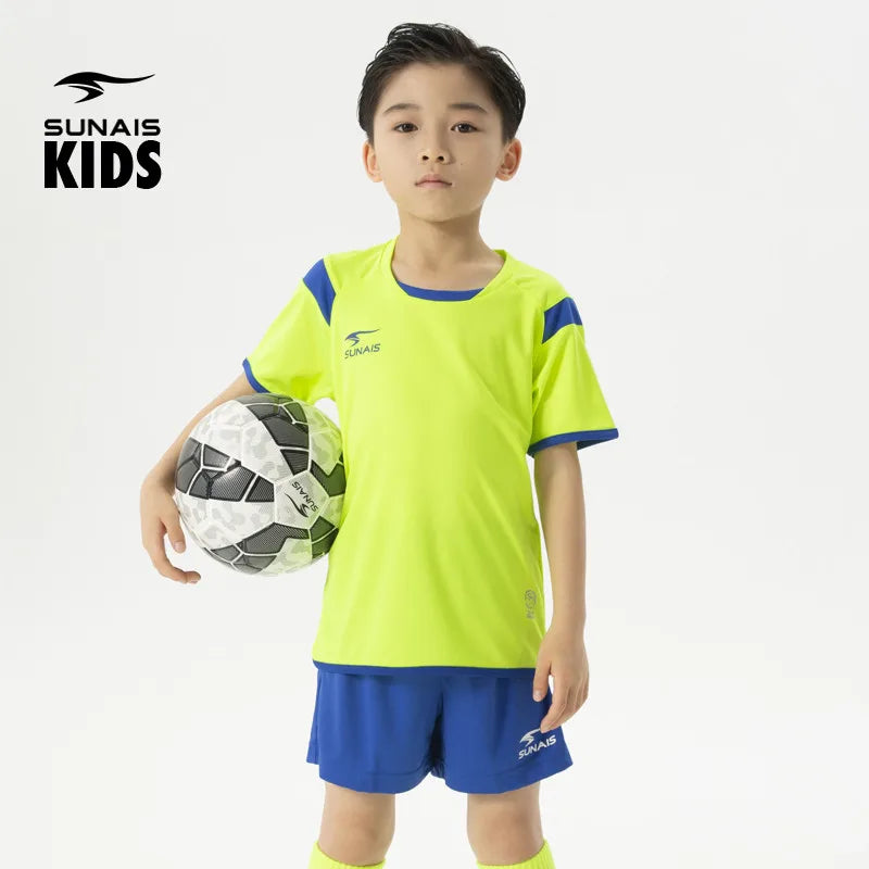 SUNAIS 2026 New Knight 2 Kids Football Jersey Set Breathable Comfort Match Training Kit  720135