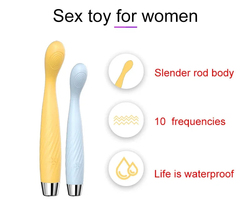 Powerful Beginner G-Spot Vibrator for Women 8 Seconds to Orgasm Finger Shaped Vibes Nipple Clitoris Stimulator  Adult Sex Toys