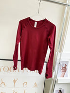 Seamless Yoga Top Women Long Sleeve Workout Shirt for Women Training Gym Clothes Stretchy Turtleneck Sportswear Activewear