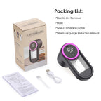   Lint Remover for Clothing 3 Speeds LED Digital Electric Pellet Fluff Remover  Rechargeable Fuzz Fabric Shaver Sweater Hair