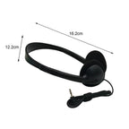 3.5mm Wired Computer Headphone No Microphone Gaming Headset Noise Canceling Sports MP3 Earphone Wired Stereo Headset Universal