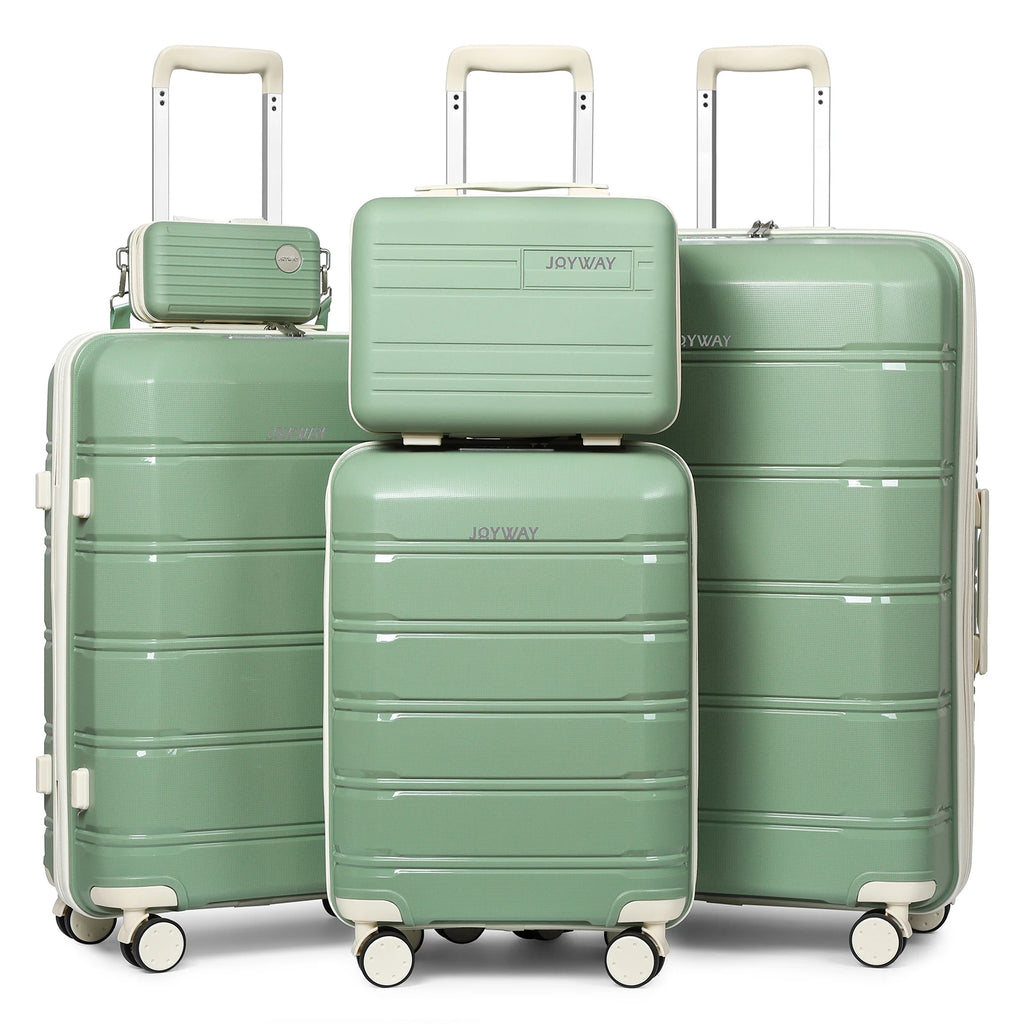 Joyway Travel Luggage Sets, Stylish Carry On Checked Suitcase Set,Sturdy Durable Scratch-resistant,TSA Lock,Spinner Wheels