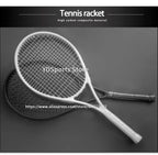 1pcs 27inch Technical Type Tennis Rackets Strung Carbon Aluminum Alloy Recreational Racquet Shockproof With Carry Bag For Adult