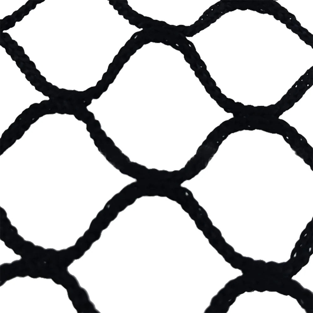 Golf Practice Net, High-Visibility Rhombic Mesh Net, 0.98*0.98In Mesh Hole Size 1.8-2mm Rope Thickness Black