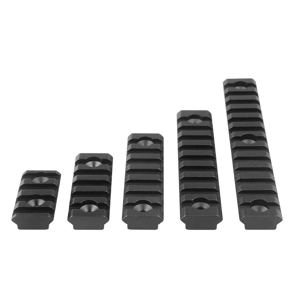 Hunting Tactical Picatinny Rail 3-13Slots 20mm Aluminum Rail Adapter Mount for Keymod / M-LOK System Handguard Scope Mount Base