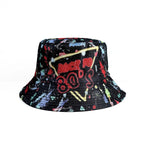 Classic Popular Funny Novelty 80S 90S Double-sided wear fisherman hat Outdoor Leisure Sunscreen Sun Hat Men Women bucket hats