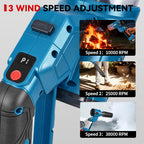 ONEVAN 2IN1 Brushless Electric Turbo Blower 38000RPM Cordless Handheld Dust Leaf Blowing Power Tool For Makita 18V Battery Pin