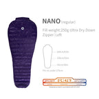 AEGISMAX LETO & NANO 700FP Ultra Dry Goose Down Sleeping Bag Ultralight Down Sleeping Bag for Camping and Hiking