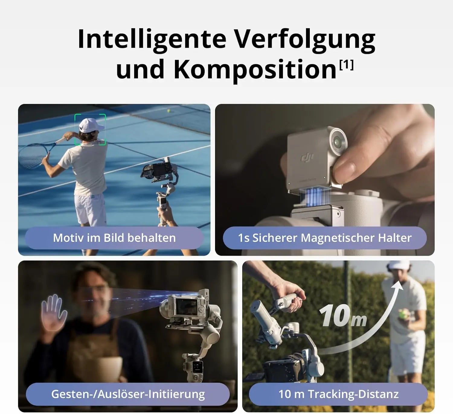 DJI RS 4 Mini Handheld Gimbal Stabilizer For Sony A7/ ZV Camera And Smartphones Intelligent Tracking 4th-Gen Stabilization