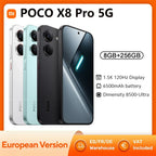POCO X8 Pro 5G Smartphone 8GB+256GB Dimensity 8500-Ultra 6.59-inch AMOLED 1.5K 120Hz 6210mAh 50MP OIS NFC IP68